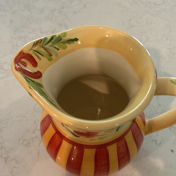 Southern Living at Home Gail Pittman Sienna Hand Painted Pitcher - Picture 2 of 5